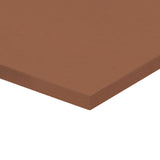A corner of a stack of brown Zart Cover Paper shown at an angle against a white background. The top sheet has a smooth, even surface, and the layered edge reveals the depth of the pack with its neatly aligned sheets.