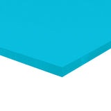 A corner of a stack of turquoise Zart Cover Paper shown at an angle against a white background. The top sheet has a smooth, even surface, and the layered edge reveals the depth of the pack with its neatly aligned sheets.