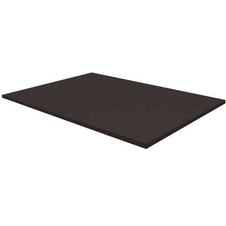 A corner of a pack of black Zart Cover Paper shown at an angle against a white background. The top sheet has a smooth, even surface, and the layered edge reveals the depth of the pack with its neatly aligned sheets.