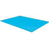 A corner of a pack of sky blue Zart Cover Paper shown at an angle against a white background. The top sheet has a smooth, even surface, and the layered edge reveals the depth of the pack with its neatly aligned sheets.