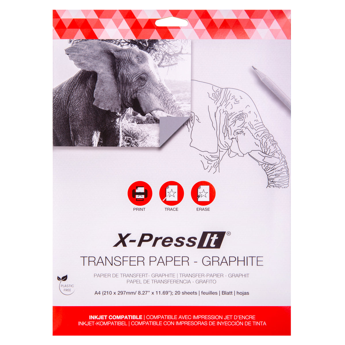 Graphite Transfer Paper A4 Pack of 20