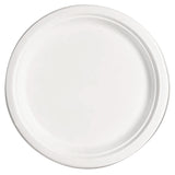 White Sugar Cane Eco Plates Pack of 50