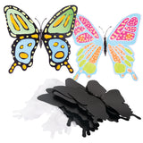 Plastic Butterflies 12cm Pack of 20 - Zart
