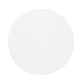 Single white Cartridge Paper Circle displayed against a light grey background. The circular sheet features a soft matte surface with fine paper texture and subtle tonal shading across the white finish. Clean rounded edges and minimal composition highlight the smooth heavyweight paper appearance.