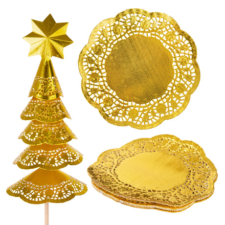 Zart Doylies Gold Pack of 50 - Zart