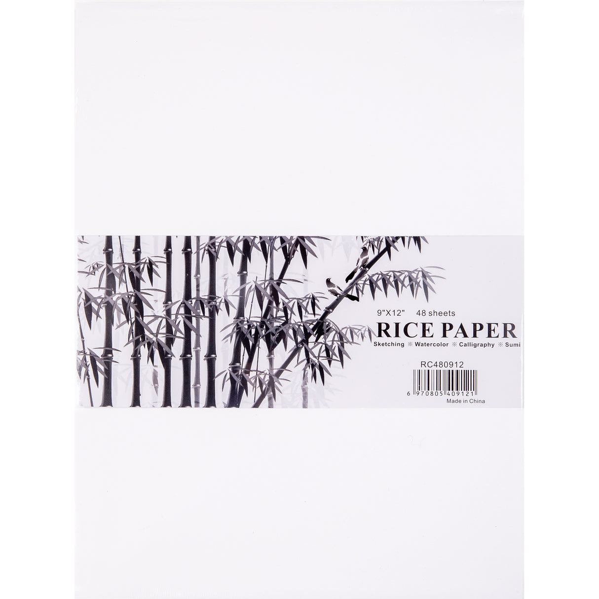 Rice Paper 9 x 12" Pad of 48 Sheets