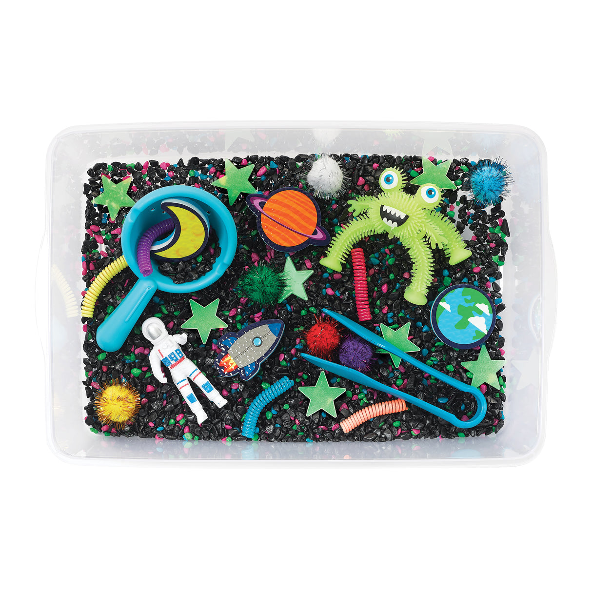 Creativity for Kids Sensory Bin - Outer Space