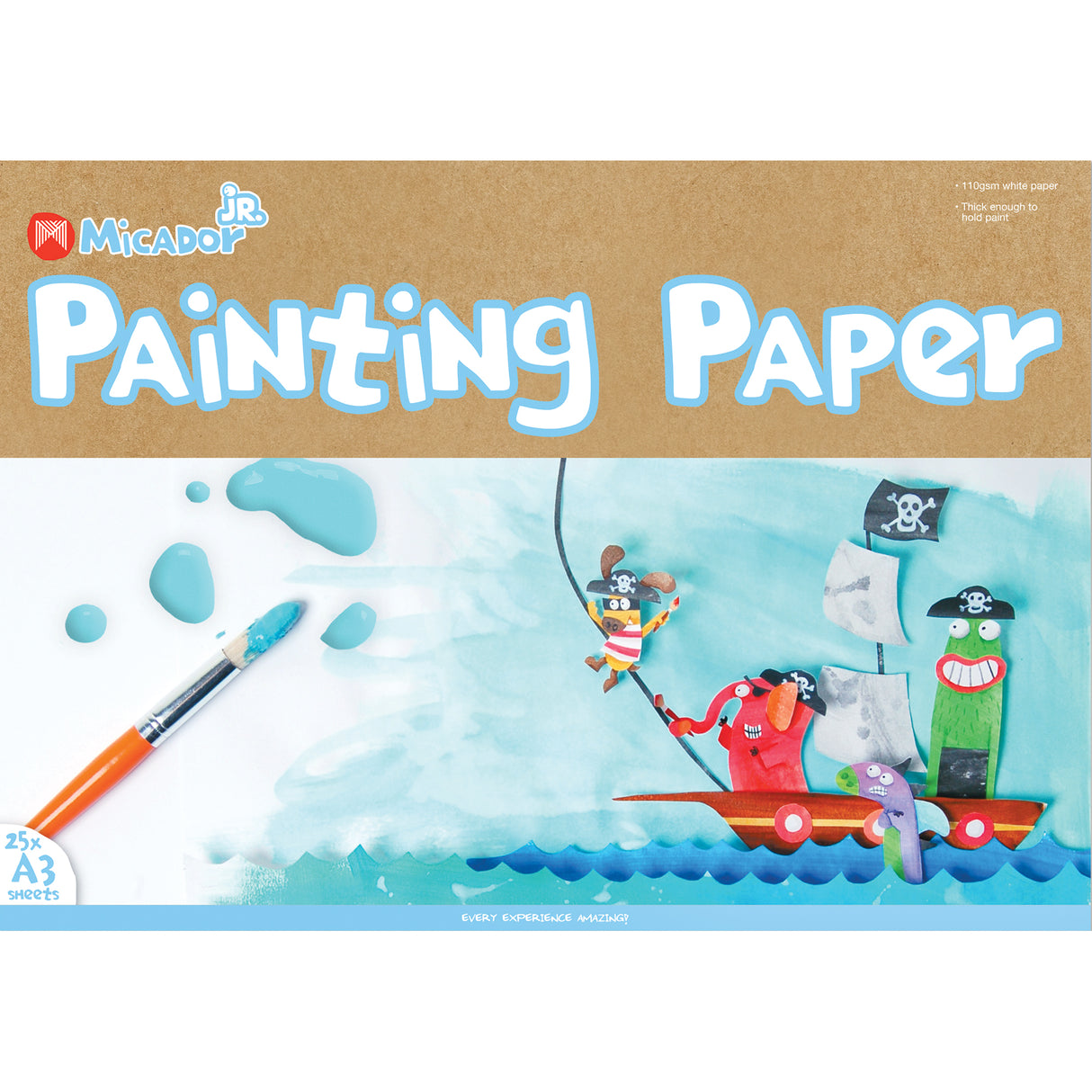 Micador jR. Painting Pad A3 25 Sheets