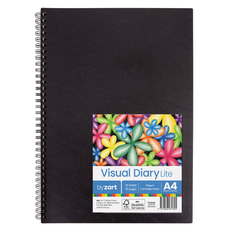 Zart A4 Visual Diary Lite 30sheets/60pp - Zart