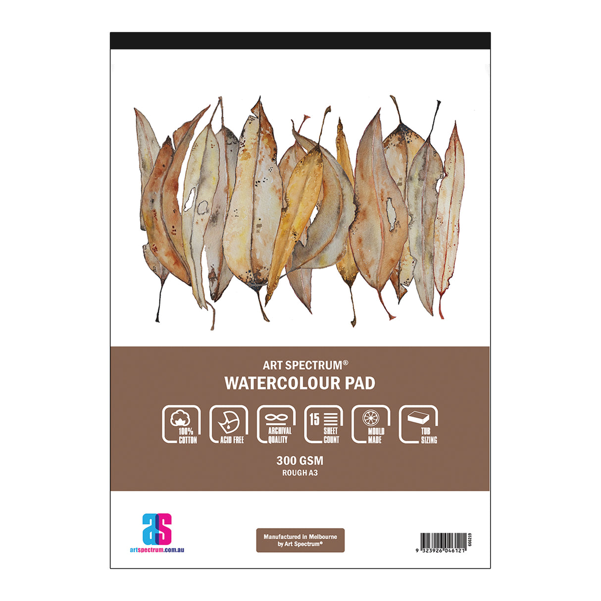 Art Spectrum 100% Cotton Watercolour Paper Pad Rough