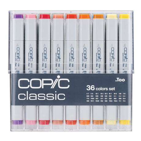 Copic Markers Pack of 36 - Zart