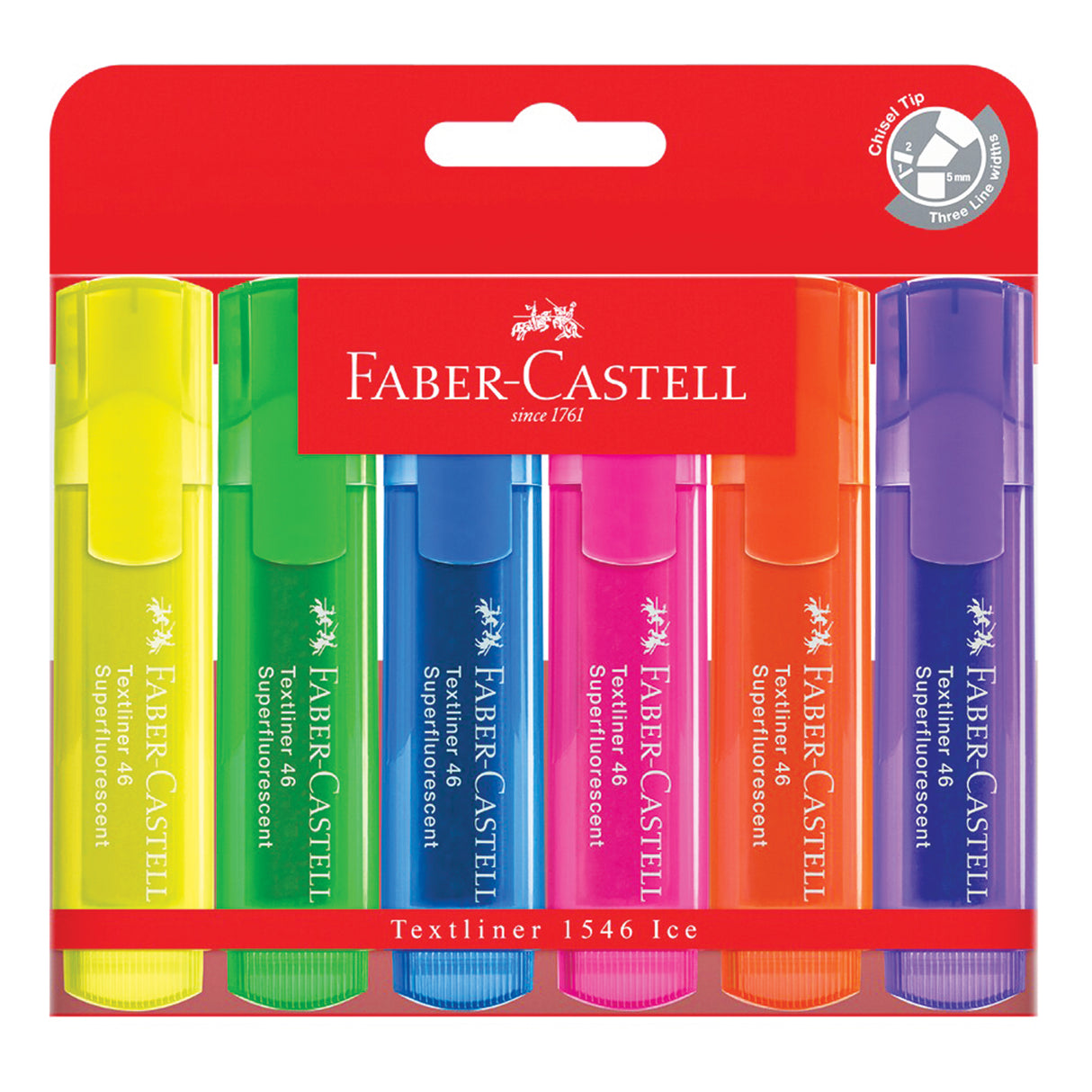 Faber Castell Textliner Ice Highlighters - Zart