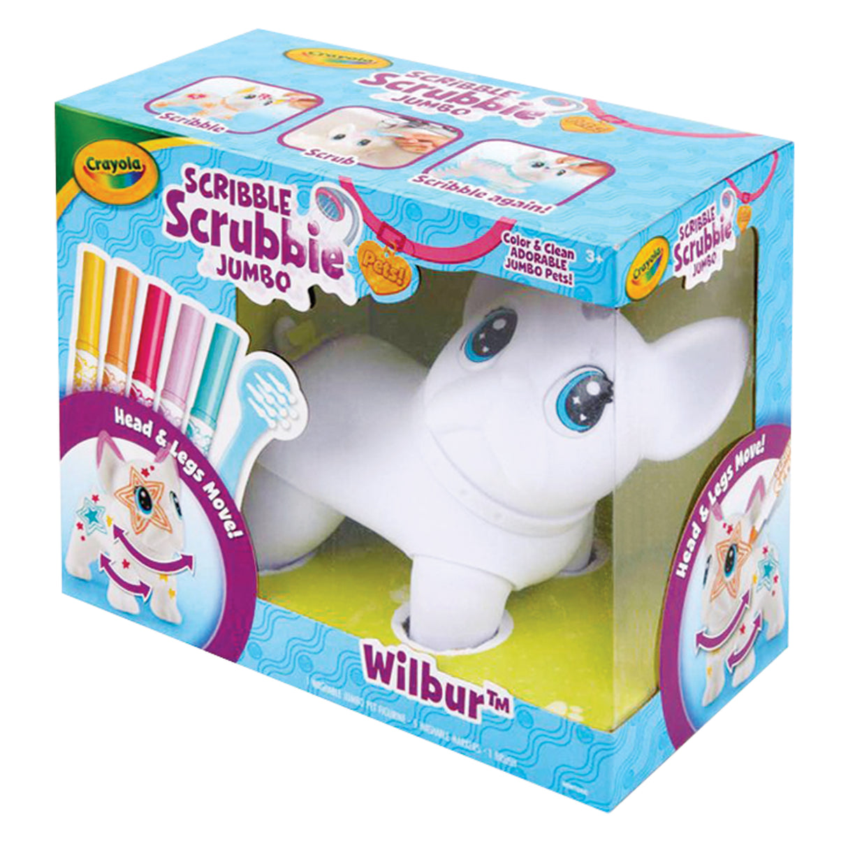 Crayola Scribble Scrubbie Jumbo Pet - Wilbur - Zart