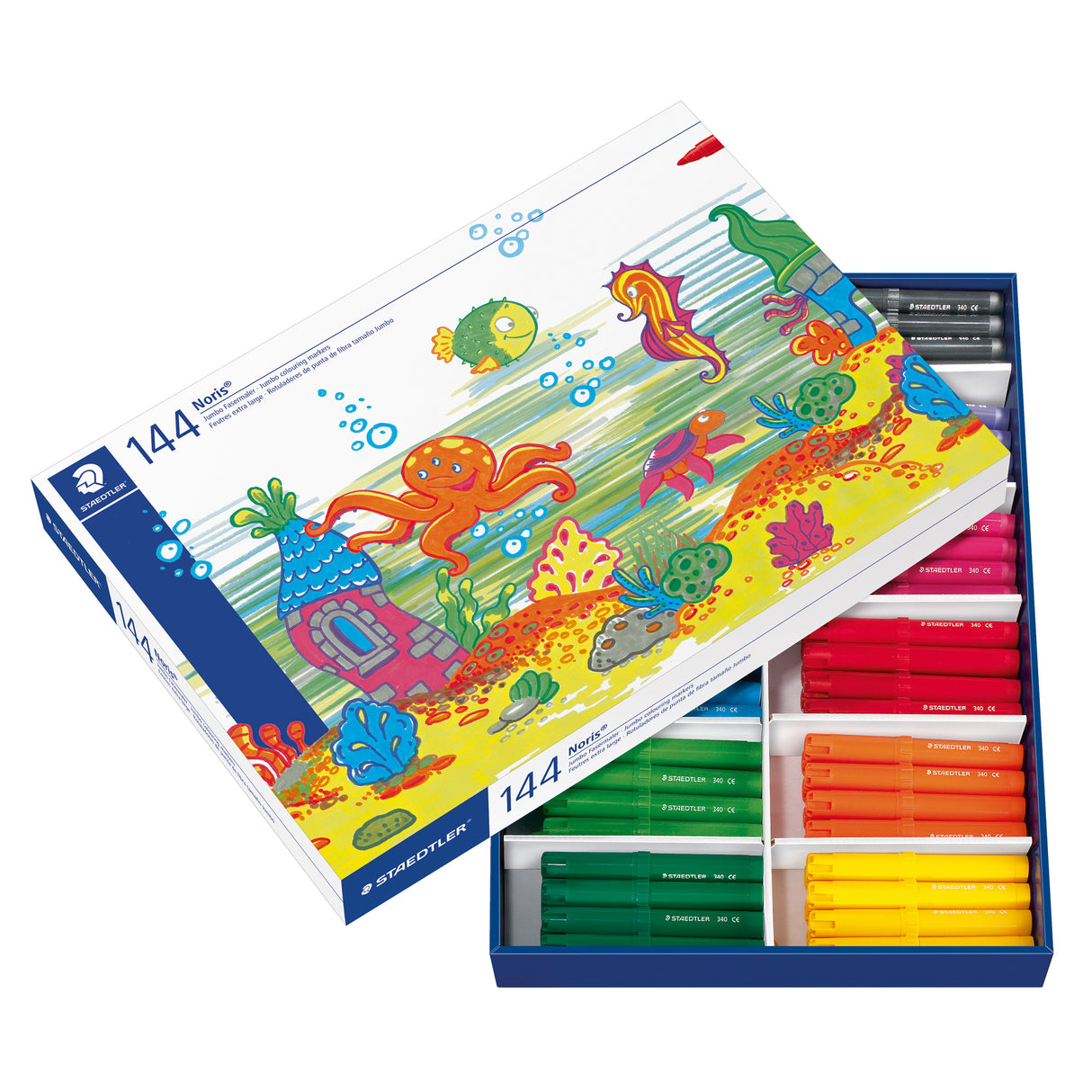 Staedtler Noris Jumbo Markers Classpack 144s
