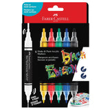 Faber-Castell Black Edition Paint Markers Classic Pack of 6