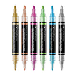 Faber-Castell Black Edition Paint Markers Metallic Pack of 6