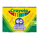 Crayola Ultra-Clean Washable Markers Pack of 40