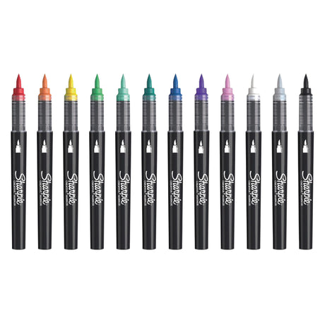 Sharpie Creative Acrylic Marker Brush Tip Pack of 12