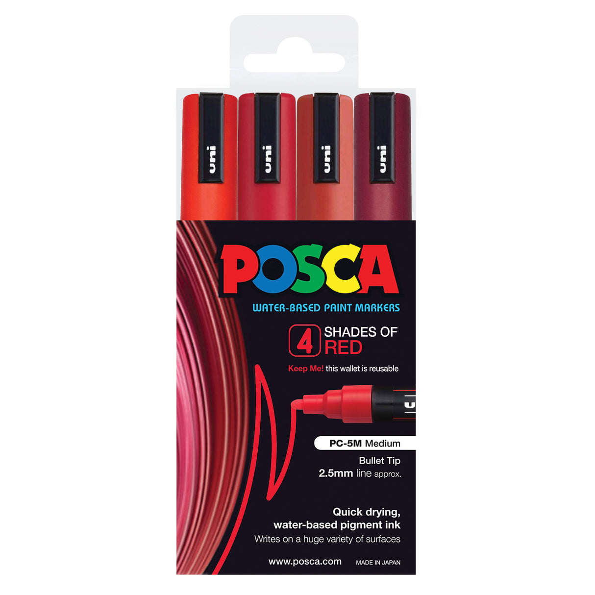 Posca Marker PC-5M Shades Colour Sets - Zart