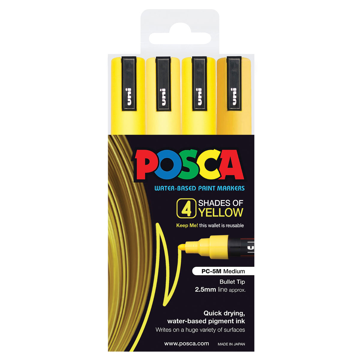 Posca Marker PC-5M Shades Colour Sets - Zart