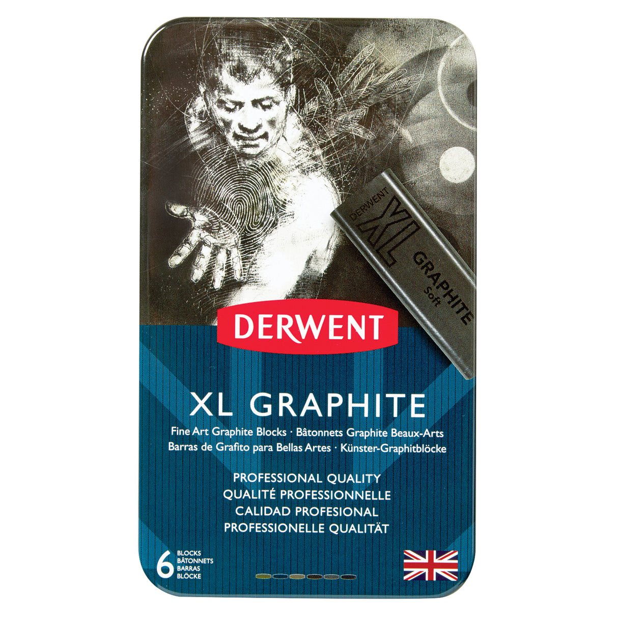 Derwent XL Graphite Tin of  6