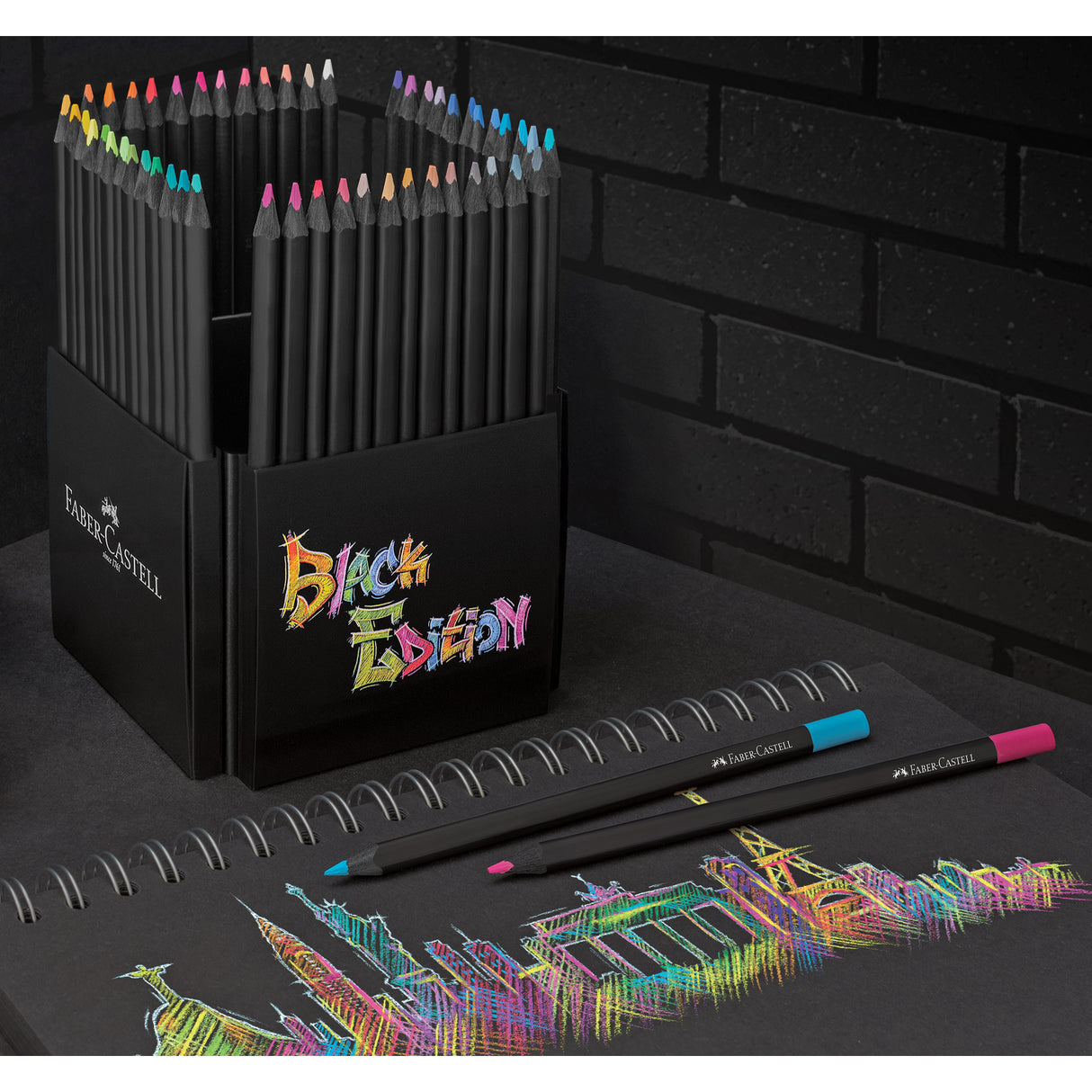 Faber Black Edition Colour Pencils