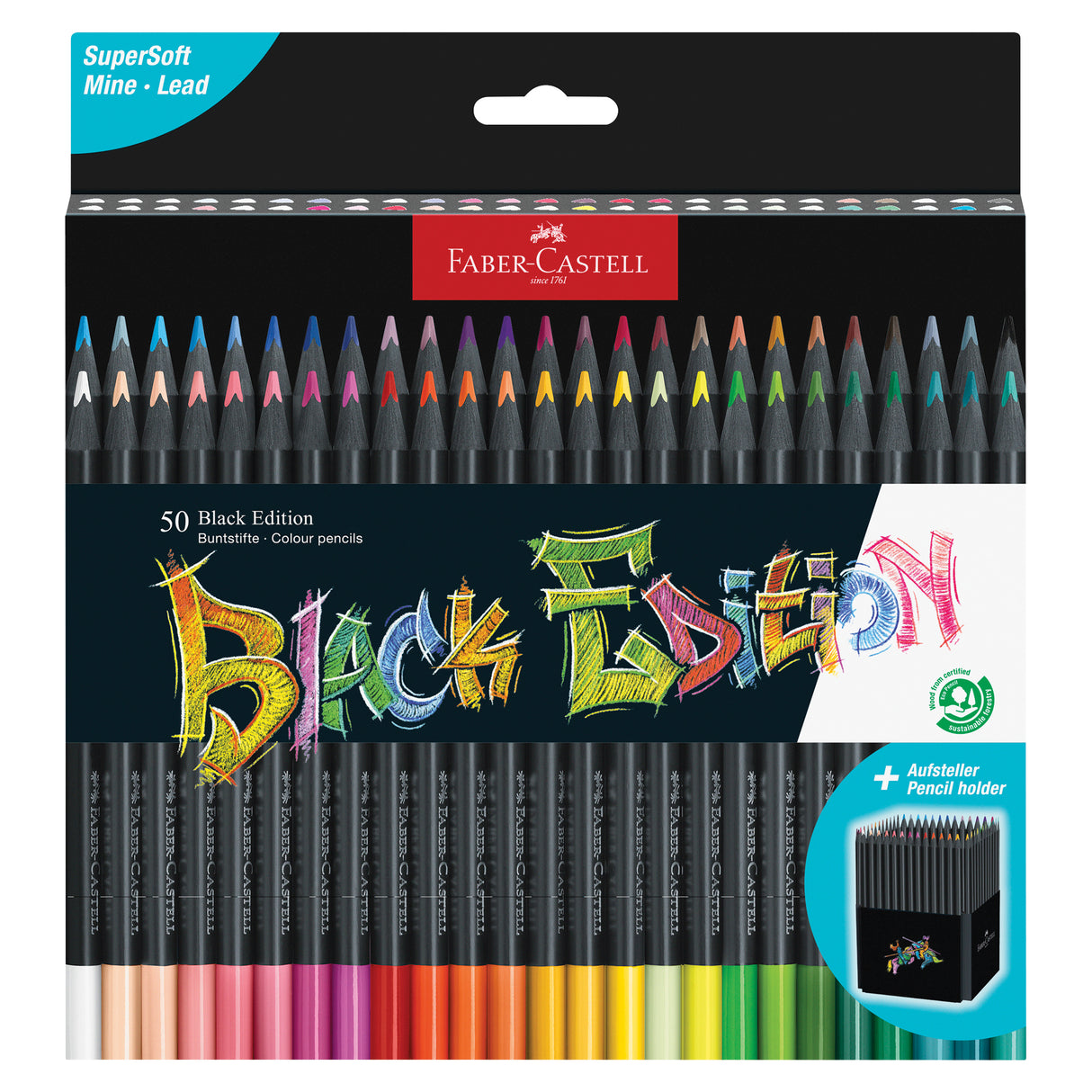 Faber-Castell Black Edition Colour Pencils