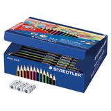 Staedtler Noris Triangular Colour Pencils Classpack 144