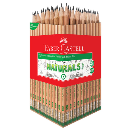 Faber-Castell Naturals Graphite Pencils 72