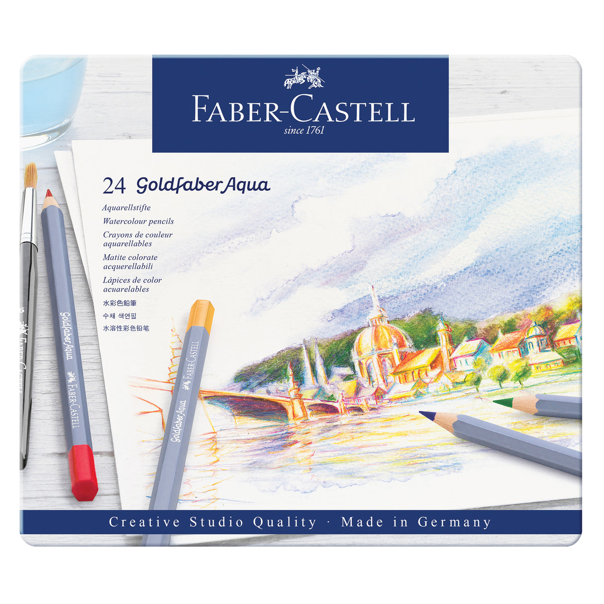 Faber-Castell Goldfaber Aqua Watercolour Pencils