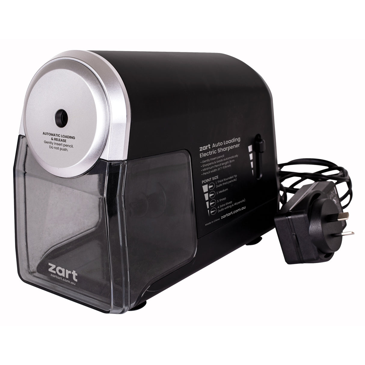Zart Auto Loading Electric Pencil Sharpener