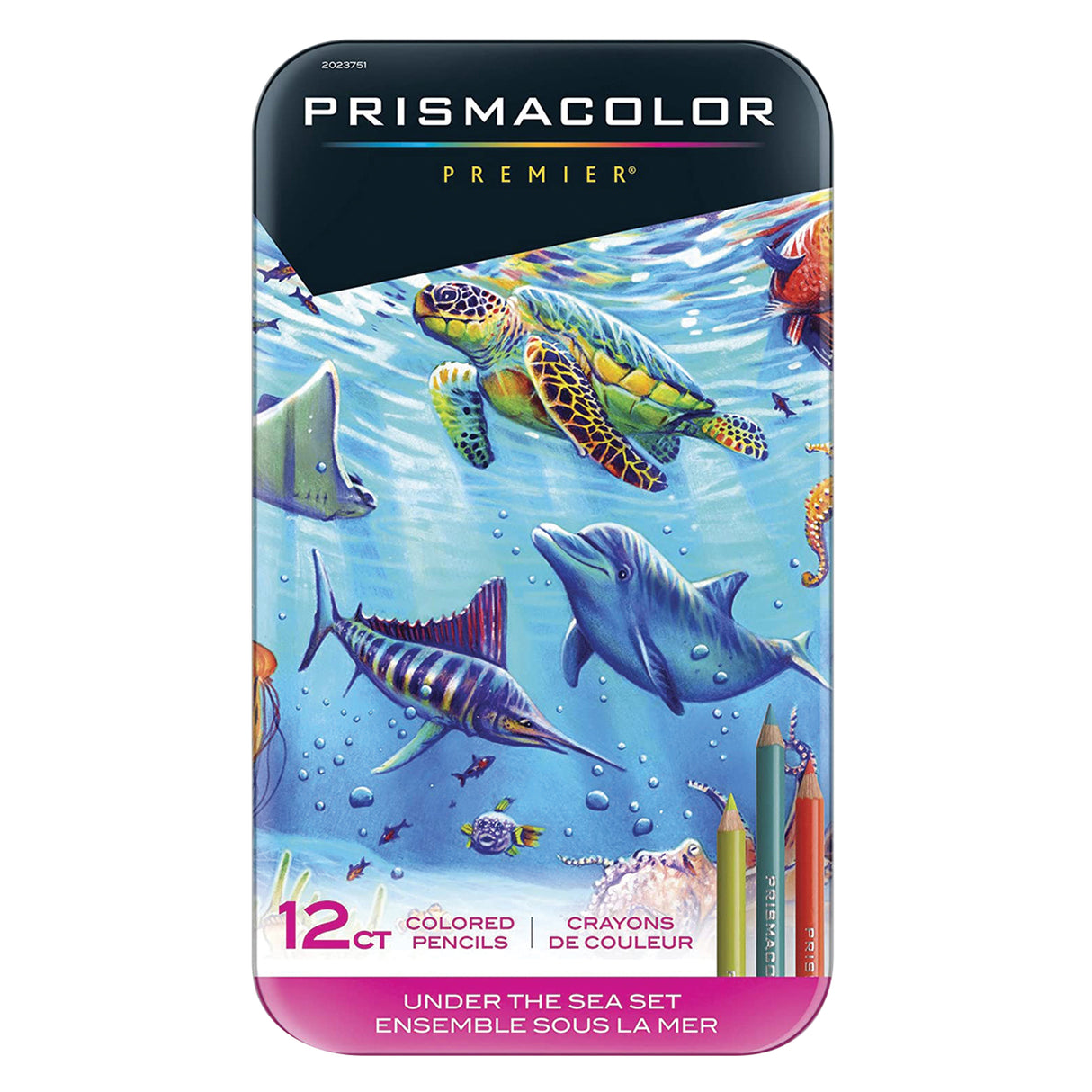 Prismacolor Premier Colour Pencils Tin of 12s Under the Sea