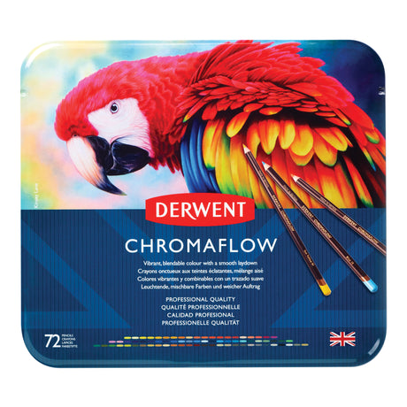 Derwent Chromaflow Coloured Pencils Tin Sets