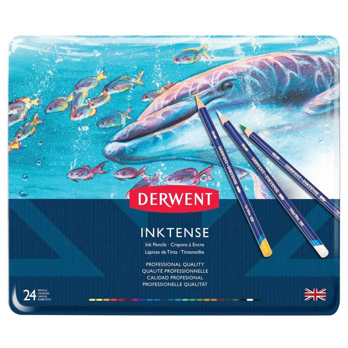 Derwent Pencils Inktense Tin Sets