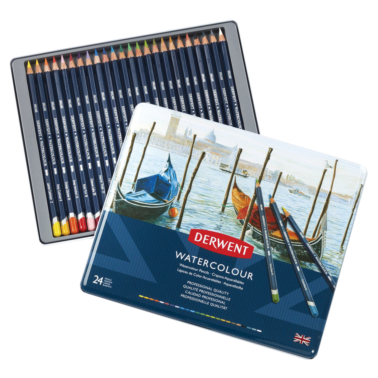 Derwent Watercolour Pencils Tin Sets