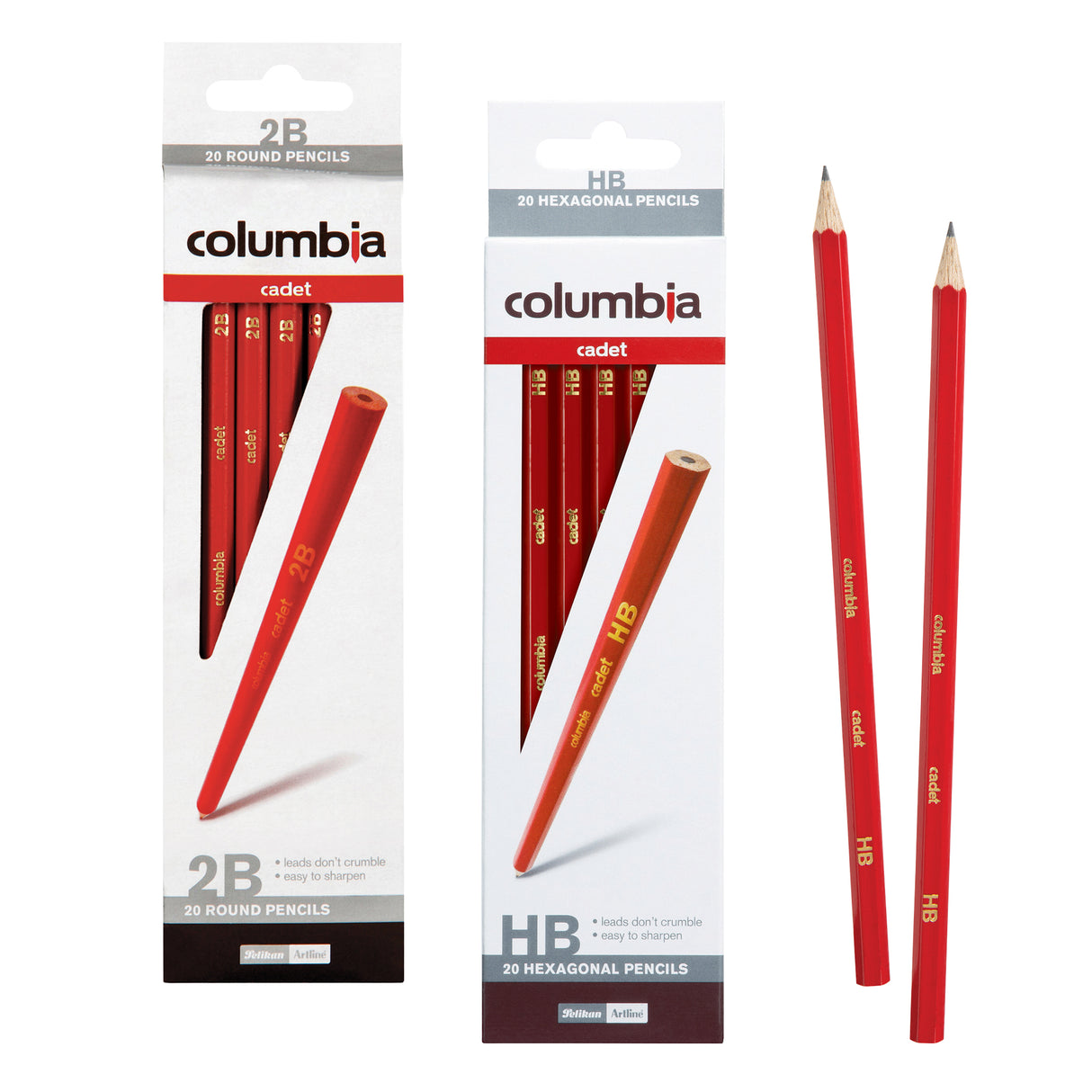 Columbia Pencils Cadet Hexagonal Pack of 20