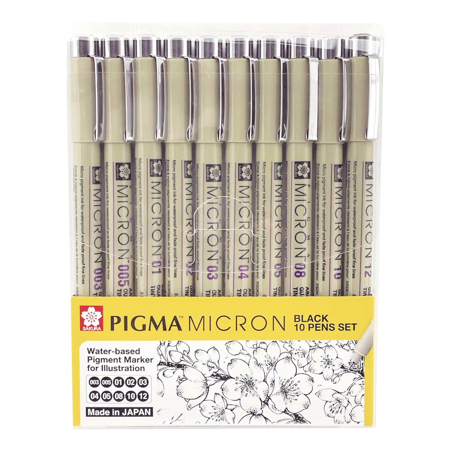 Sakura Pigma Micron Fineliner Assorted Pens Zart