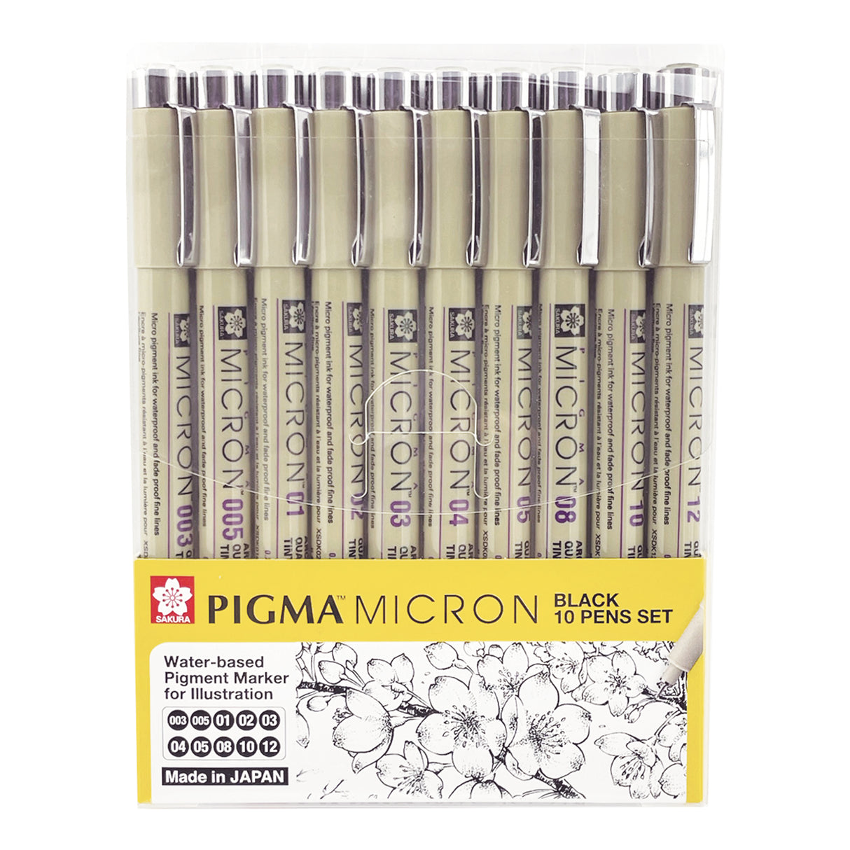 Sakura Pigma Micron Fineliner Assorted Pens