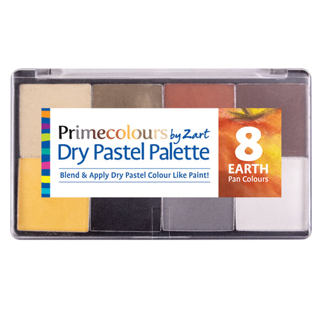 Pastels Palettes by Zart Earth Tones Pack of 8 - Zart