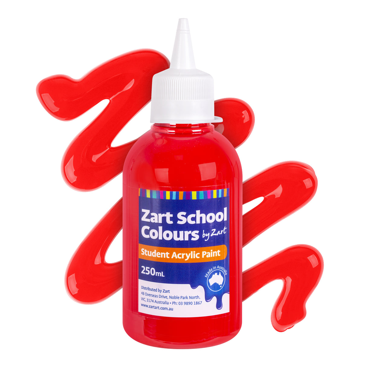 Zart School Colours Acrylic Paint 250ml
