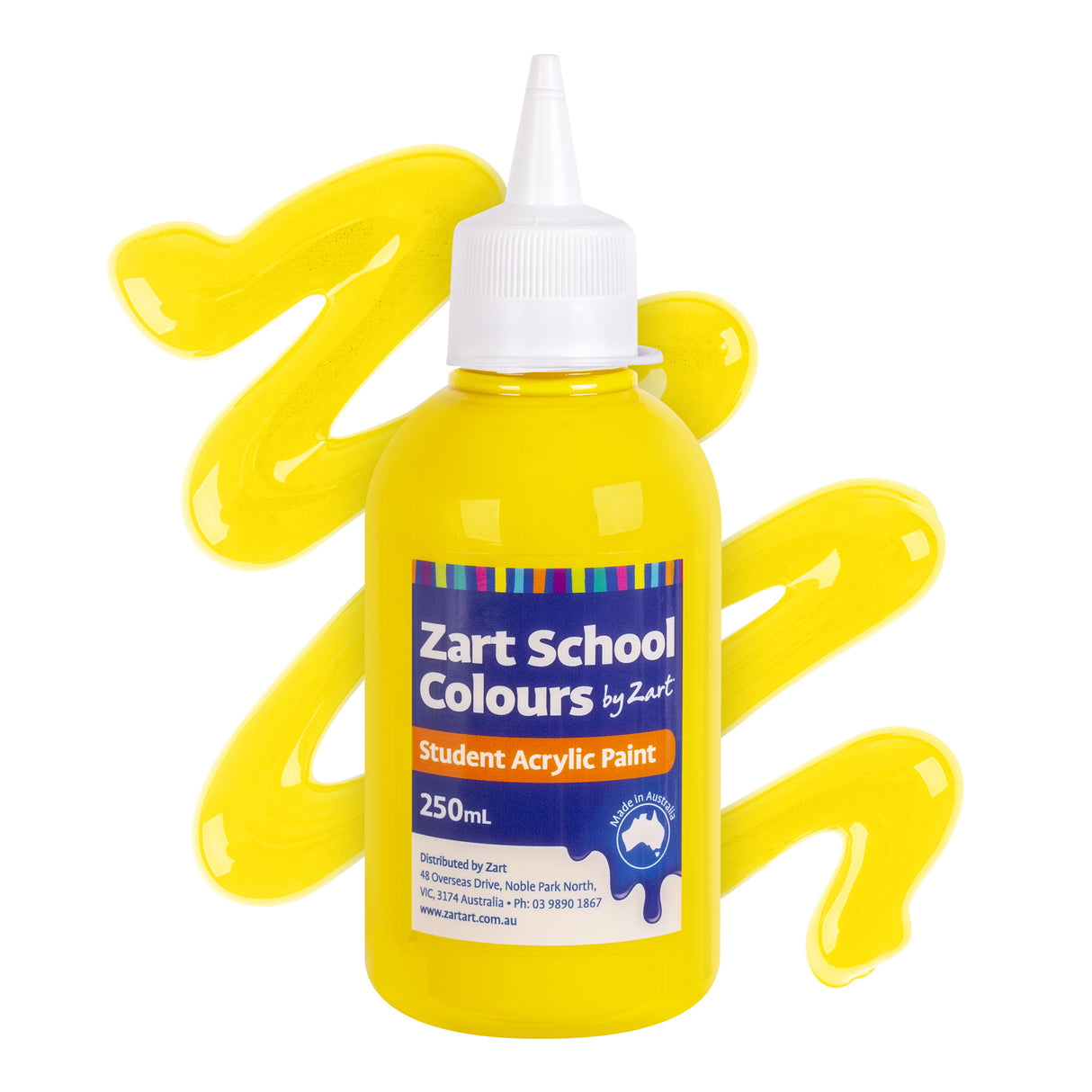 Zart School Colours Acrylic Paint 250ml
