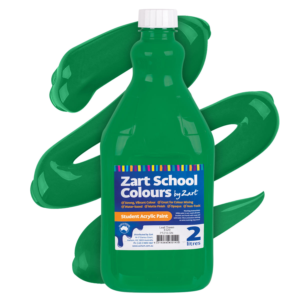Zart School Colours Acrylic Paint 2L