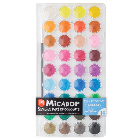 Micador Stylist Watercolours Paints