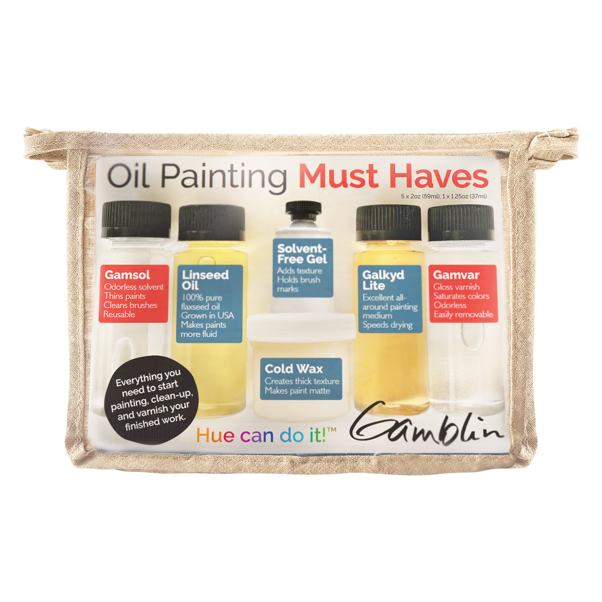 Gamblin Oil Painting Must Haves Set