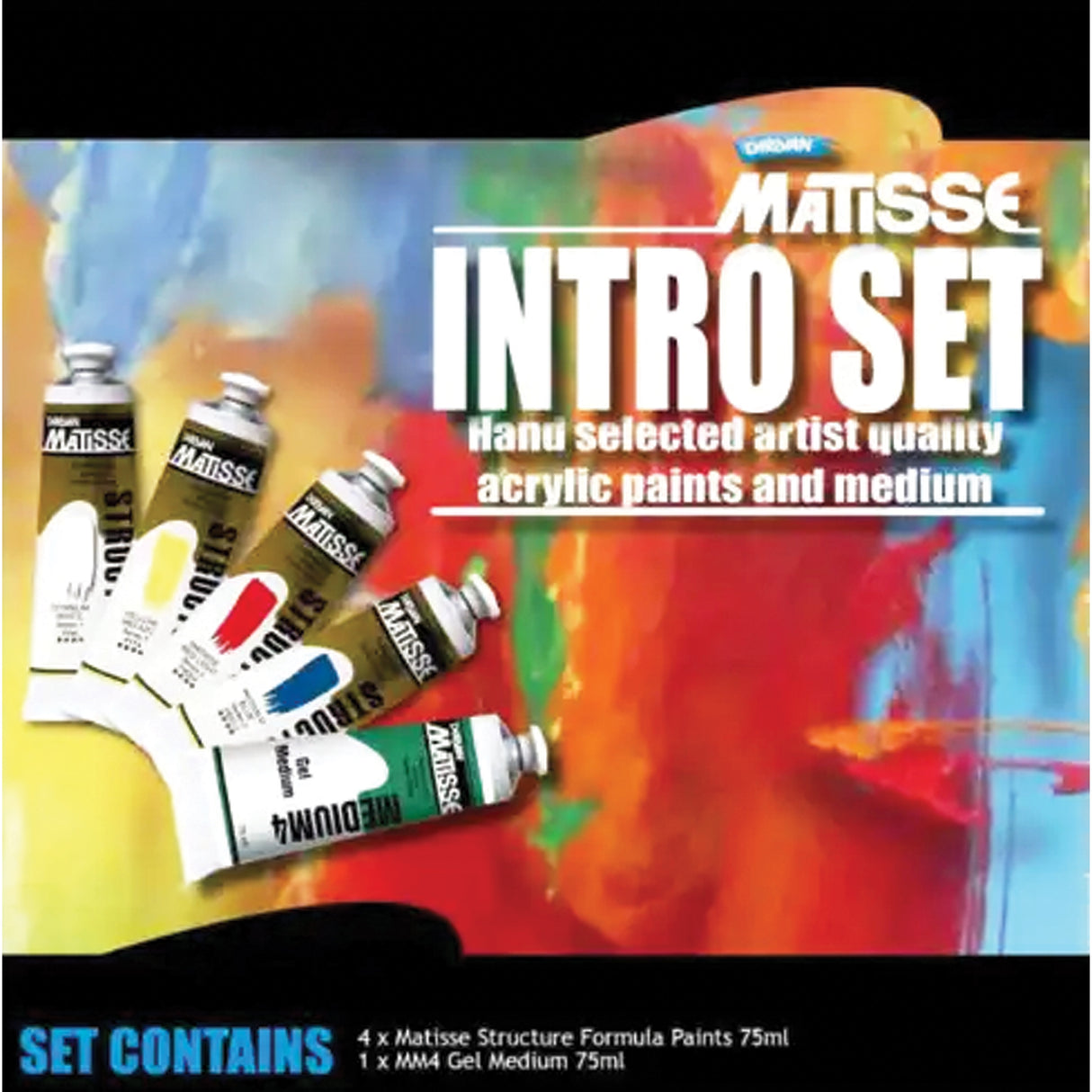 Matisse Structure Acrylic Paint Intro Set of 5 - Zart