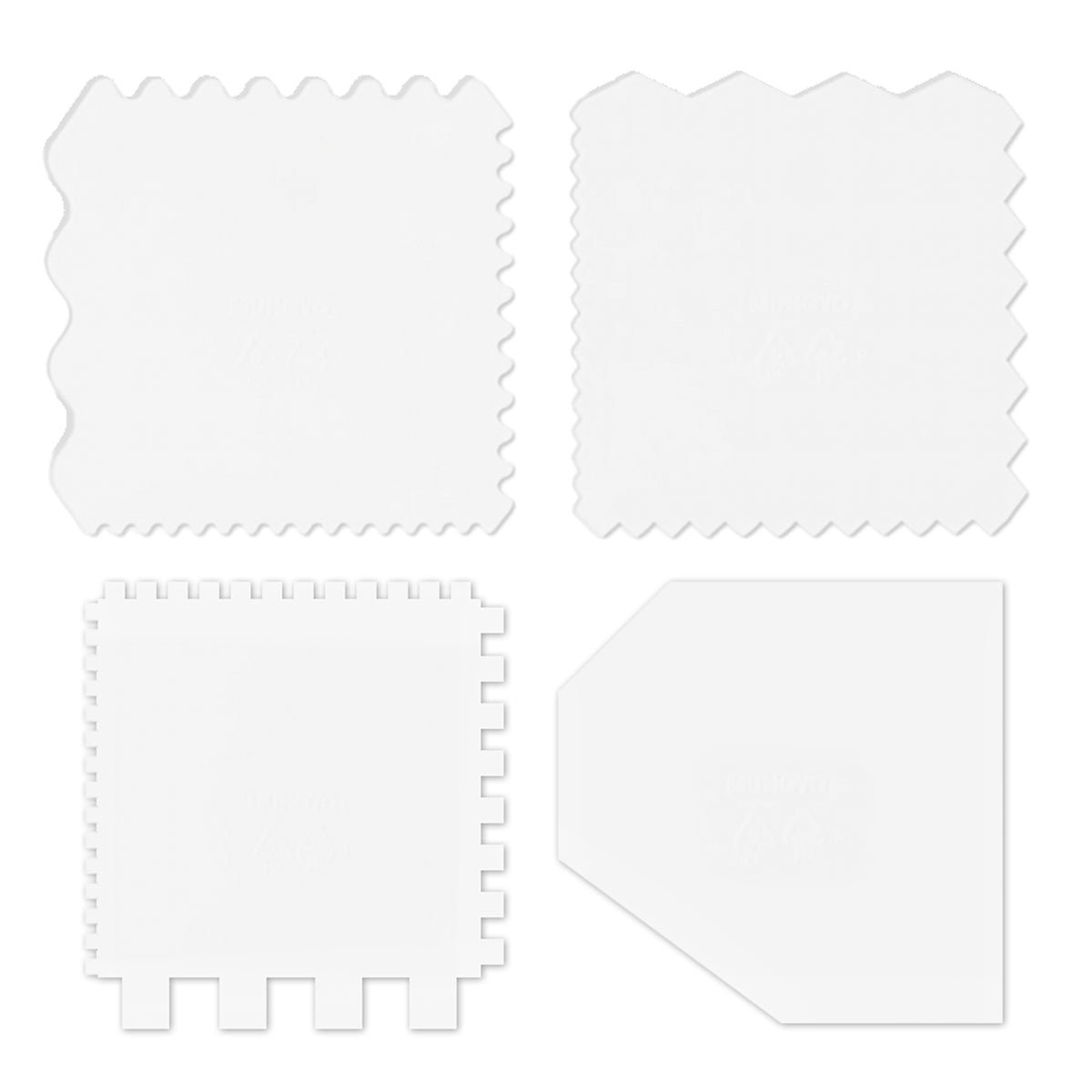 Paint Pattern Spread & Scraper Assorted Set of 4 | Zart