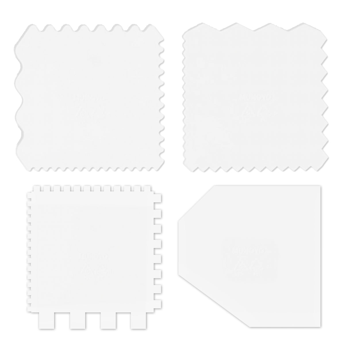 Paint Pattern Spread & Scraper Assorted Set of 4