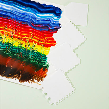 Paint Pattern Spread & Scraper Assorted Set of 4