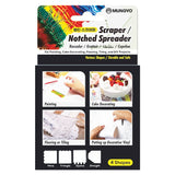 Paint Pattern Spread & Scraper Assorted Set of 4