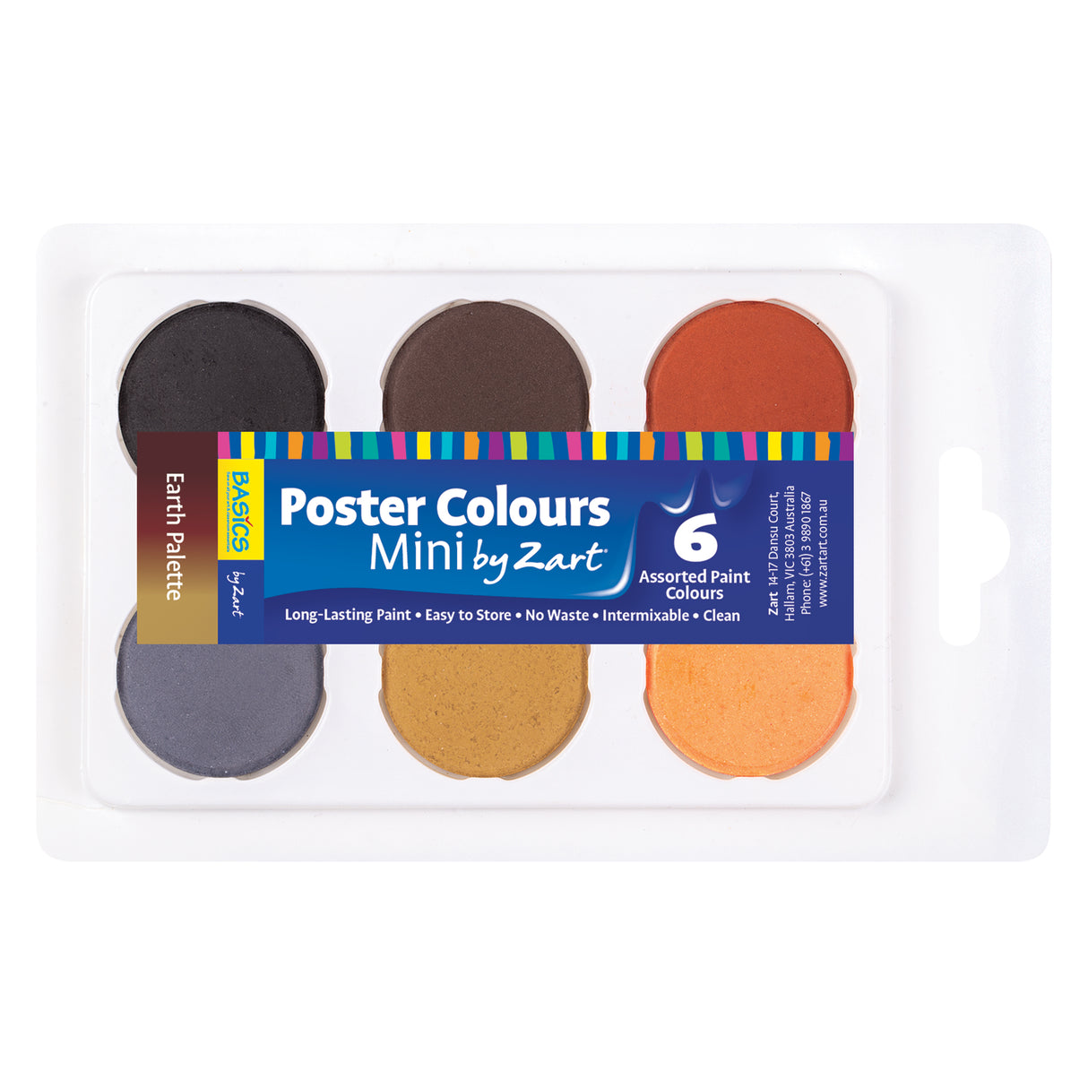 Poster Colours Paint Mini Palettes by Zart - Zart